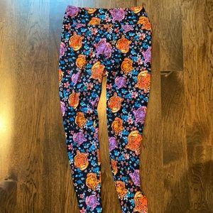 LuLaRoe Tiger Leggings tall curvy